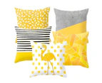 Yellow Geometric Pineapple Pillowcase Square Cushion Cover Car Home Sofa Decor-11