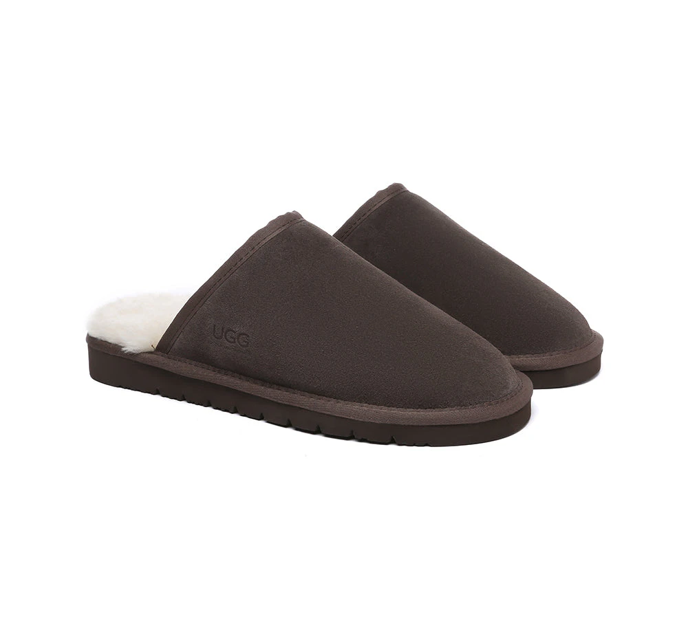 Australian Shepherd(R) UGG Men Cruz Slippers - Chocolate