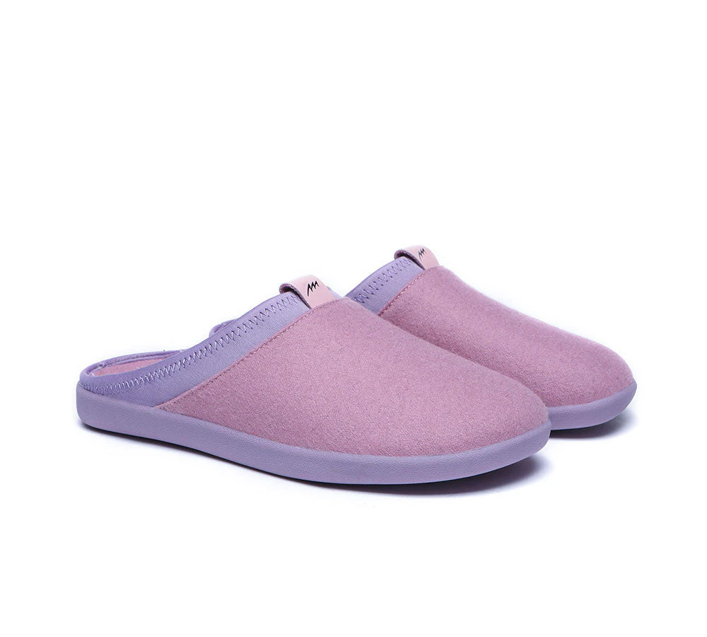 Tarramarra Home Slippers | Worsted Upper - Women - House Shoes - Peony/Purple