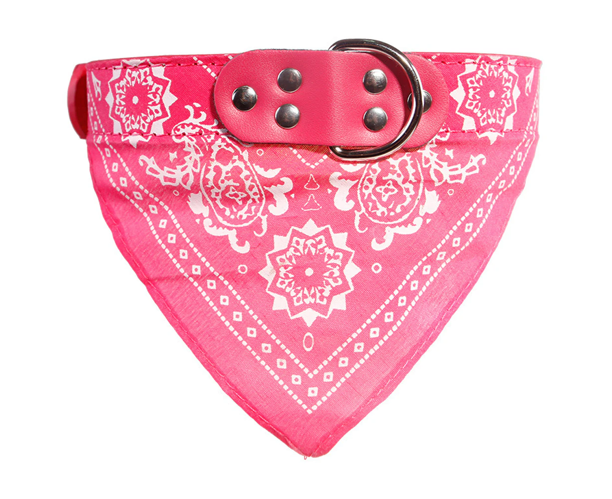 Dog cold collar, ice dog hood, dog cold dog hood, relax blue dog collar Dog collar cat collar-Rose M - Rose