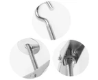 12 Pieces Spring Toggle M5 Hook Dowel Ceiling Galvanizing Toggle Dowel With Hook Ceiling Hook Set