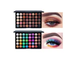 Highly Colored Eye Makeup Palette , Matte Glitter Metal Eyeshadow Pallets Long Lasting Mixable Natural Colors