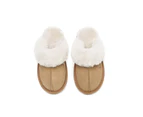 AUSTRALIAN SHEPHERD(R) UGG Slippers Kids Australian Sheepskin Wool Muffin - Pink