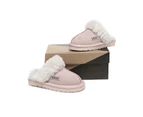 AUSTRALIAN SHEPHERD(R) UGG Slippers Kids Australian Sheepskin Wool Muffin - Pink