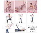 Pilates Bar Kit With Resistance Band, Portable Resistance Band And Pilates Exercise Stick Pilates Stick Regular