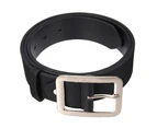 Men\'s Stylish Casual Waistband PU Leather Pin Buckle Waist Strap Business Belt Black