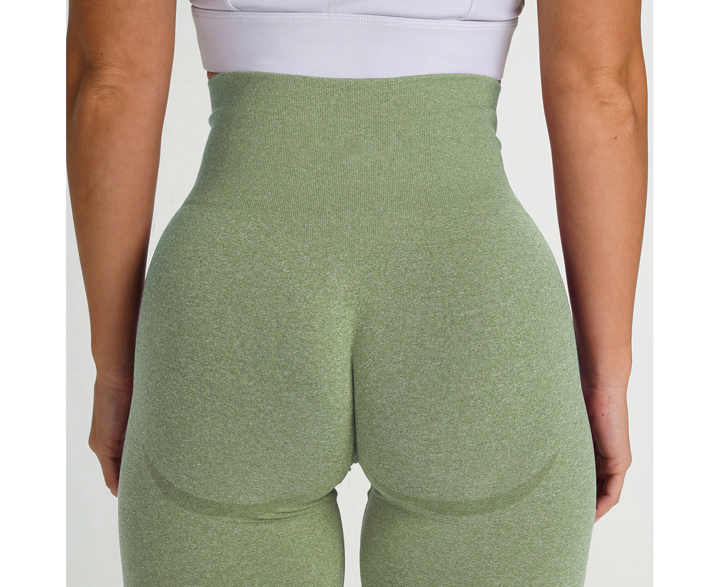 Sports Shorts For Women Cycling Fitness High Waist Push Up Gym Leggings Women Yoga Pants Light Green