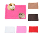 Pets Hamster Rabbit Hedgehog Squirrel Soft Warm Bed House Cushion Mat Nests White