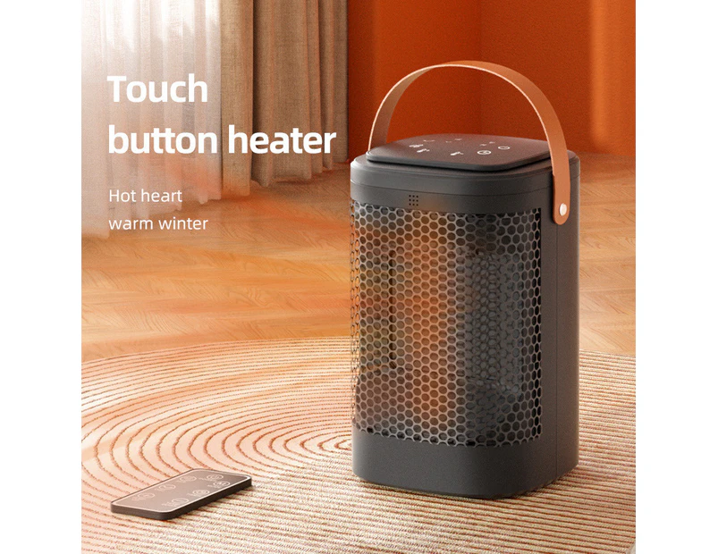 Small Space Heater for Indoor Use1500W PTC Ceramic Space Heater with Thermostat3 ModesSafety Quiet HeatingMultiple ProtectionPortable Heater for Office Roo