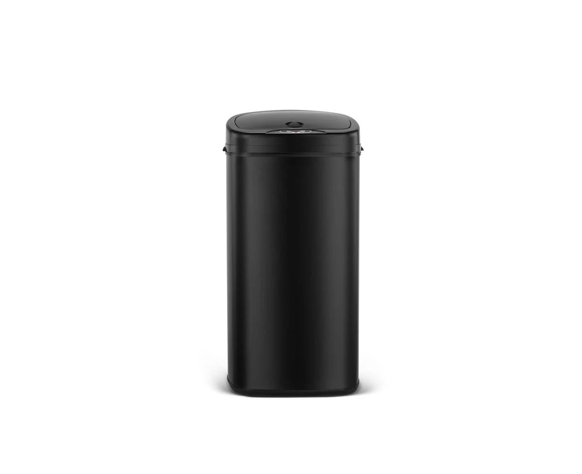 Ovela 68L Motion Sensor Rubbish Bin Stainless Steel (Black)