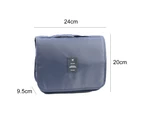 Hanging Toiletry Bag Travel Bag for Toiletries Make Up Bag Large Capacity Travelling Accessories -gray