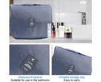 Hanging Toiletry Bag Travel Bag for Toiletries Make Up Bag Large Capacity Travelling Accessories -gray