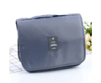 Hanging Toiletry Bag Travel Bag for Toiletries Make Up Bag Large Capacity Travelling Accessories -gray