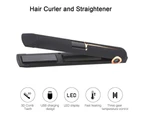 1 pcs Hair Straightener, Professional Flat Iron for Hair Straightening Curling, Rechargeable Travel Cordless Hair Straightener and Curler