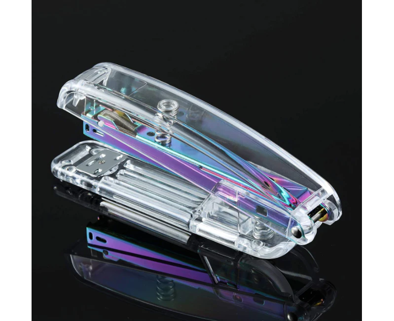 Originality Stapler,Fashion Transparent Shape,Office and Home Stapler,Student Stapler,Quality Spring,Durable Acrylic