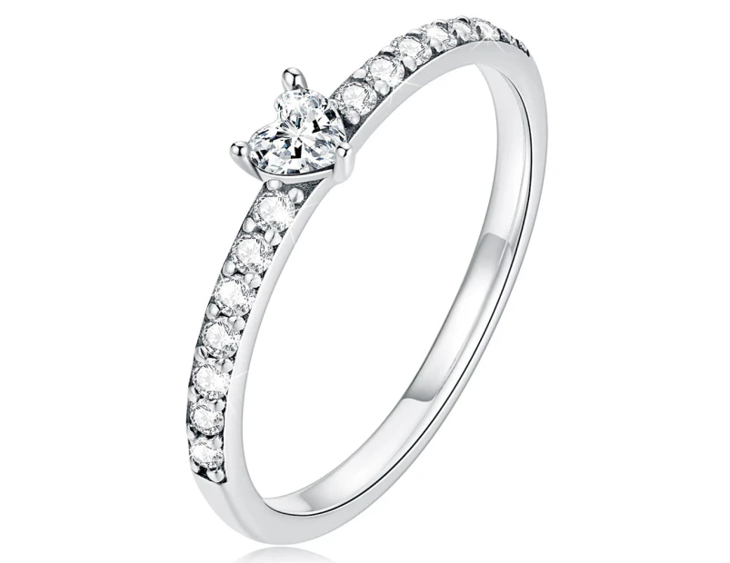 Solid 925 Signature Silver Little Princess Ring