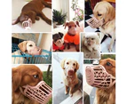Centaurus Dog Muzzle High Durability Breathable Plastic Pet Muzzle Dog Anti-Barking Secure Mouth Guard Pet Supplies-5#