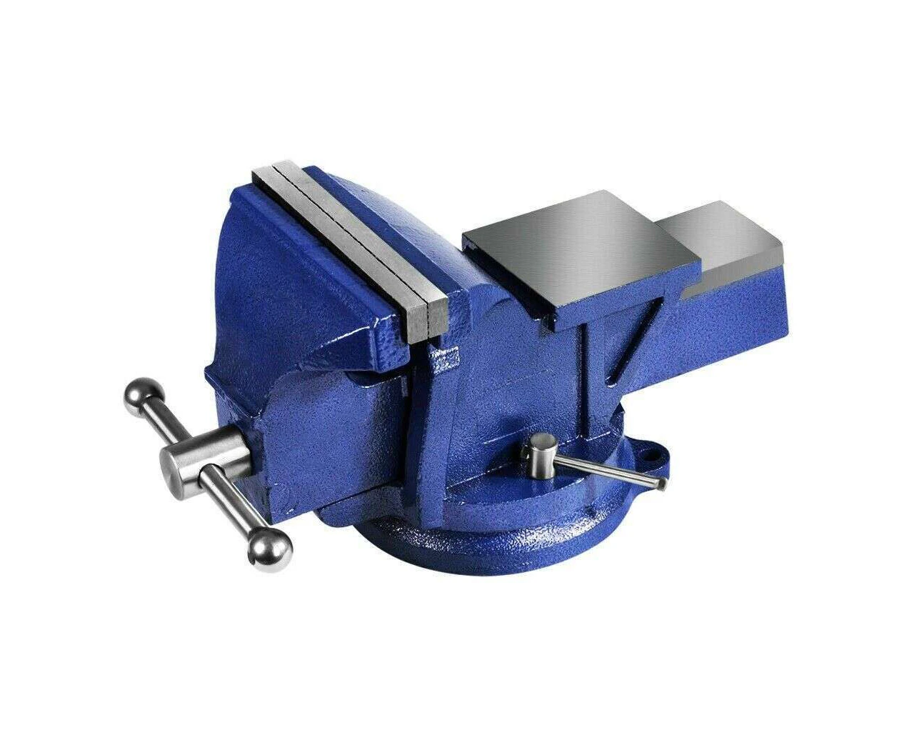 3" Heavy Duty Bench Vice Clamp Work Bench Vise Anvil Swivel Base Jaw Grip Powder