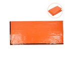 Outdoor Portable Emergency Sleeping Bag Keep Warm Moisture Proof Pad Reflective Camping Mat  Orange