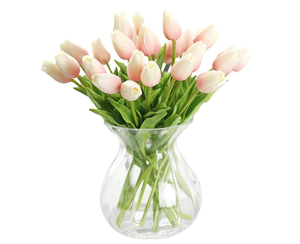 30 pcs Real-touch Artificial Tulip Flowers Home Wedding Party Decor