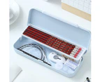 Multipurpose Utility Storage Box- Double Layer Multifunctional Stationery Box for School Season Gifts