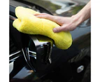 Car Wash Cloth Thickened Ultra Soft Dual Color Water Absorption Microfiber Waxing Towel for Automobile A