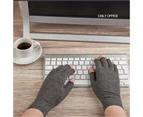 Winmax Arthritis Compression Gloves Women Men Pressure Health Care Fingerless Gloves-Gray