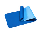 Fulllucky 6mm TPE Anti-slip Thicken Gym Fitness Training Exercise Pilates Yoga Mat Cushion - Light  Purple