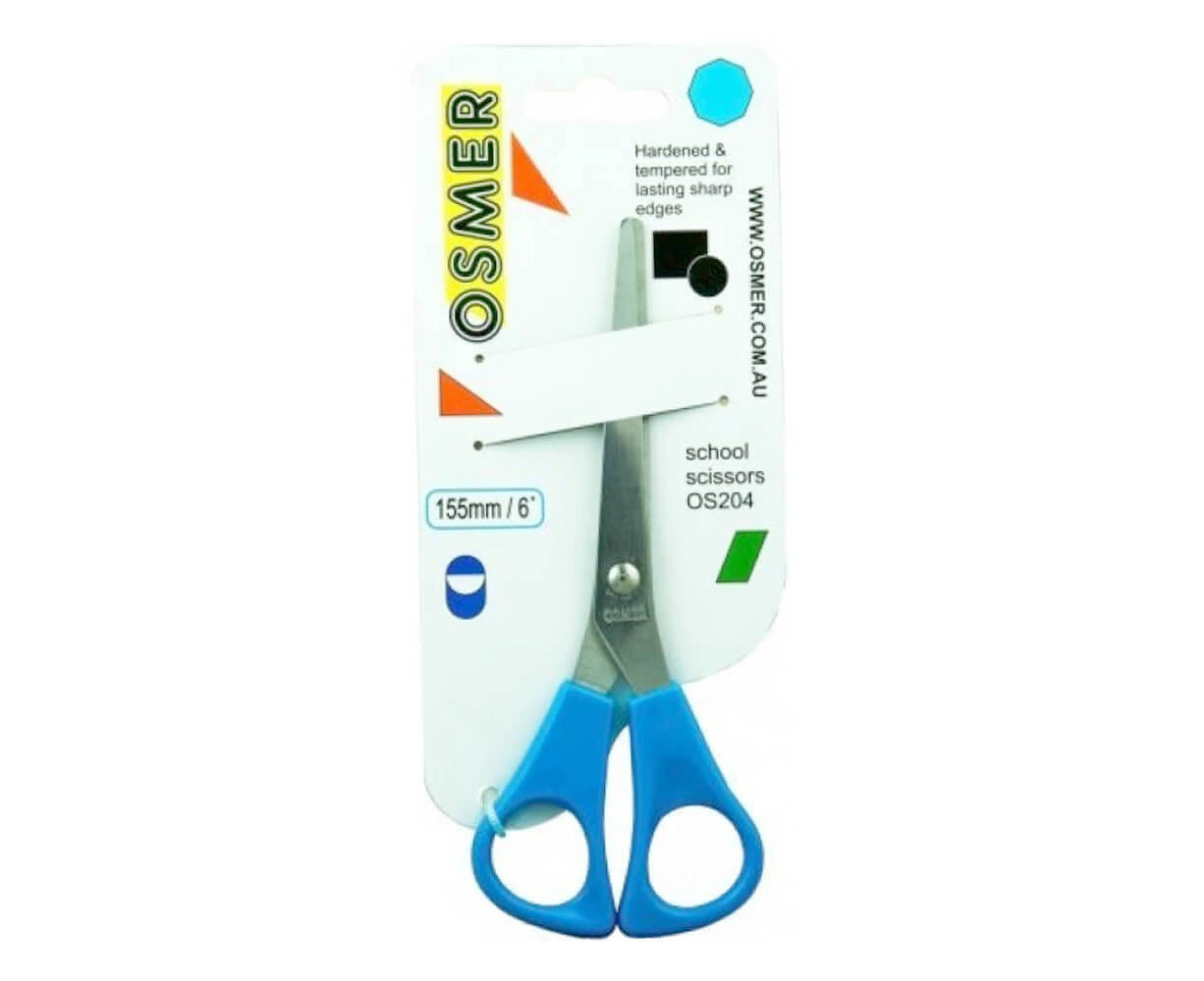 Osmer School Scissors 15cm (Blue)