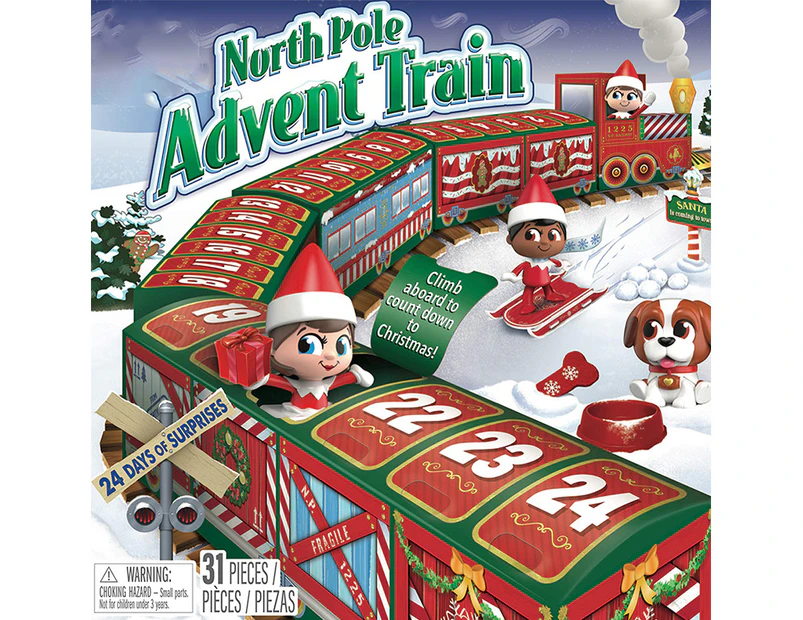 Christmas Countdown Advent Calendar 24 Days Surprise Blind Box Train Blind Box