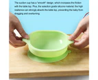 370ML Infant Feeding Bowl Silicone Children Tableware Food Grade Safe Baby Food Supplement Bowl for Home - Green
