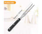 Carving Fork Pot Fork Stainless Steel Meat Fork With Plastic Handle 10.6 Inch Grill Serving Fork Bbq Fork
