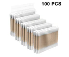 Cotton swab with two heads Cotton swab wooden stick Sustainable cotton swab made of bamboo Cotton swab wood for make up cleaning Disposable double headed