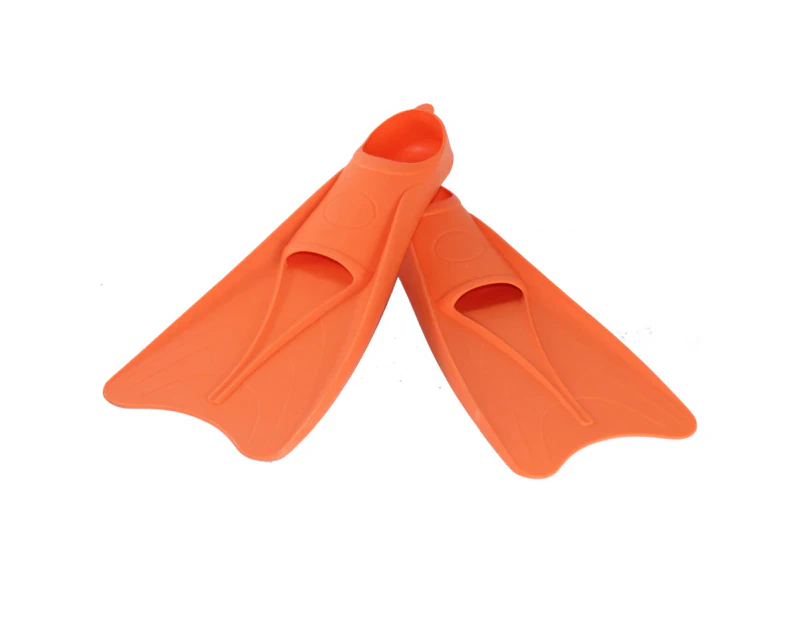 Snorkel Fins, Swim Fins Travel Size Short Adjustable for Snorkeling Diving Adult Kids Open Heel Swimming Flippers-L