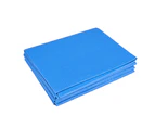 Portable 4mm Thick Anti-slip PVC Gym Home Fitness Exercise Pad Yoga Pilates Mat Blue