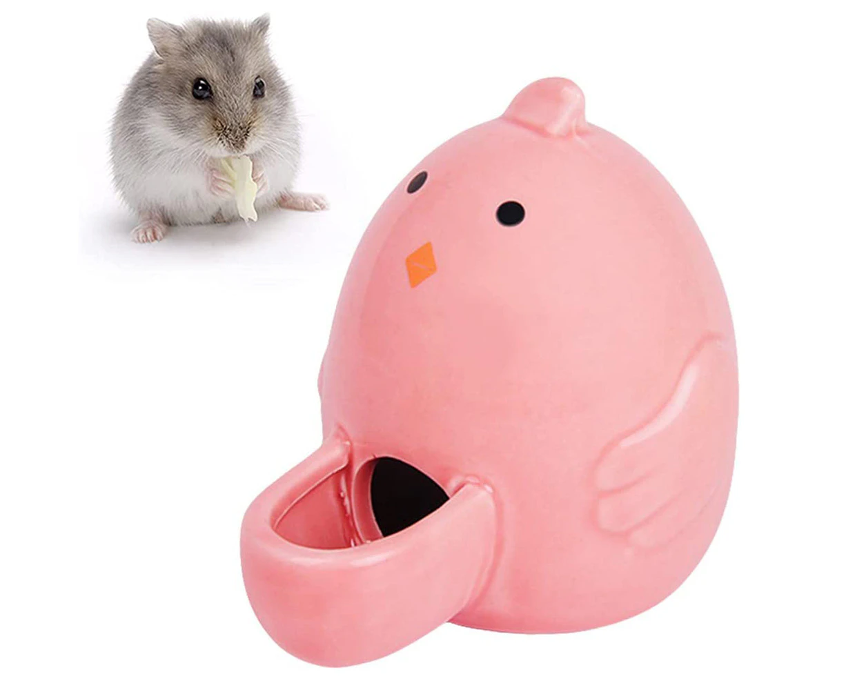 Dhrs Ceramic Automatic Pet Water Dispenser, Small Animal Automatic Feeder, Ceramic Drinking Bottle Washable