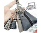 40-Pack Key Fob Hardware with Key Ring, Keychain Wristlet Wrist Cotton Tail Clip Webbing 26mm