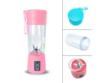 400ml Mini Portable USB Rechargeable Electric Juicer Mix Machine Fruit Blender-Purple