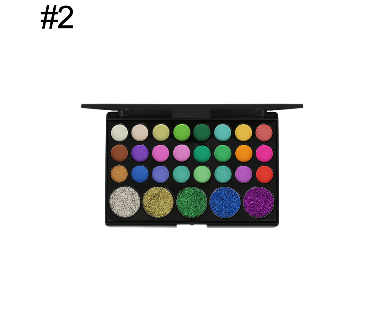 29Color Eye Shadow Palette Glitter Powder Long-lasting Women Makeup Eyeshadow-2#