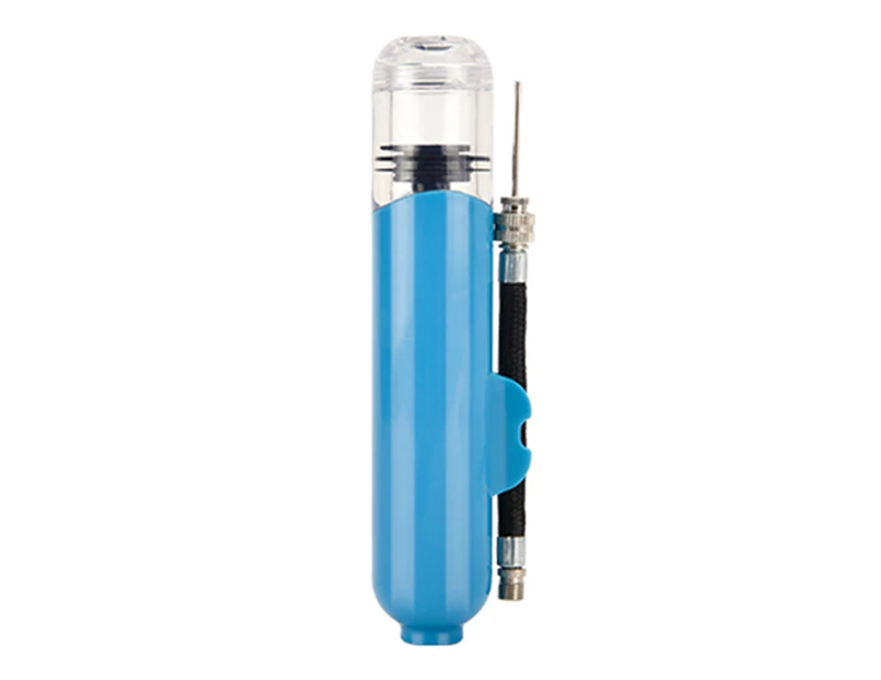 Portable Ball Pump Quick Inflation Easy to Use Long Service Life Practical Hand Inflator for Basketball-Blue - Blue