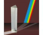Crystal 6 inch Optical Glass Triangular Prism for Teaching Light Spectrum Physics and Photo Photography Prism, 150mm