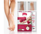 Foot Mask 3-Pack, Exfoliating Foot Peeling Mask (Rose)