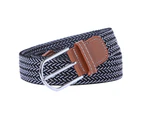 Unisex Belt Handmade Braided Wear-resistant Pin Buckle Twill Waist Belt for Daily Wear One Size K