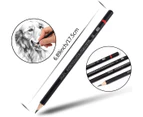 12 Pieces Professional Drawing Sketching Pencil Set - Art Drawing Graphite Pencils(8B - 2H), Ideal for Drawing Art