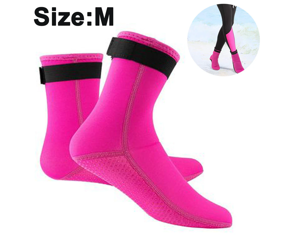 Wetsuits Socks Water Socks Adults 3M Neoprene Socks Beach Diving Surfing Socks Fins Swim Anti-Slip Socks Shoes-M