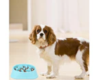 Dog Slow Feeder Bowl, Non Slip Puzzle Bowl - Anti-Gulping Pet Slower Food Feeding Dishes - Interactive Bloat Stop Dog Bowls