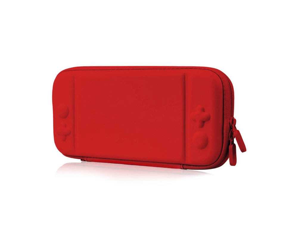 Colorfulstore Portable Waterproof Dustproof Protective Case Storage Pouch for Nintendo Switch-Red Standard Type^