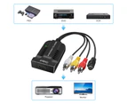 Video Converter High Resolution Signal Conversion Plug Play 1080P AV to HDMI-compatible Digital Video Adapter for Home Theater
