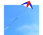 10/15/30m Rainbow Color Blocking Long Kite Tail Line Outdoor Sports Accessory 6#