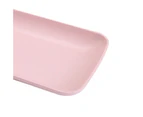 Serving Plate Food Grade Stackable Plastic Nordic Style Table Snack Serving Plate Dessert Tray Home Supplies  Pink